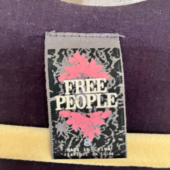 Free People Purple Ruffled Dress - Picture 2 of 3